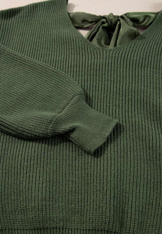 CB Tied Back Sweater