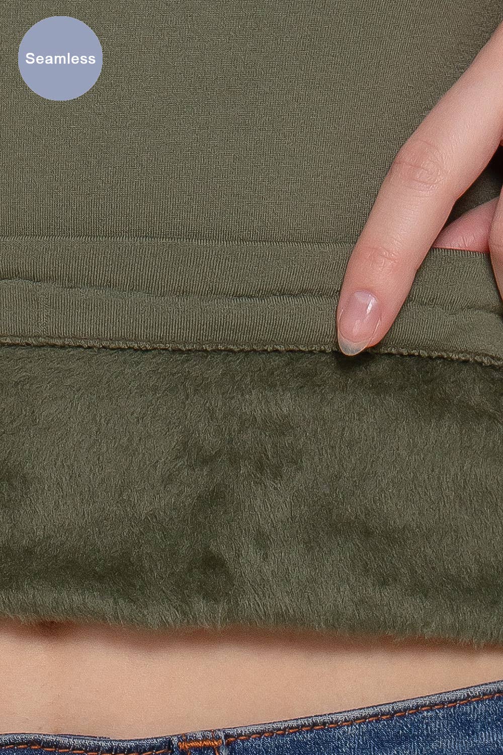 "Inner Fur" Seamless Top