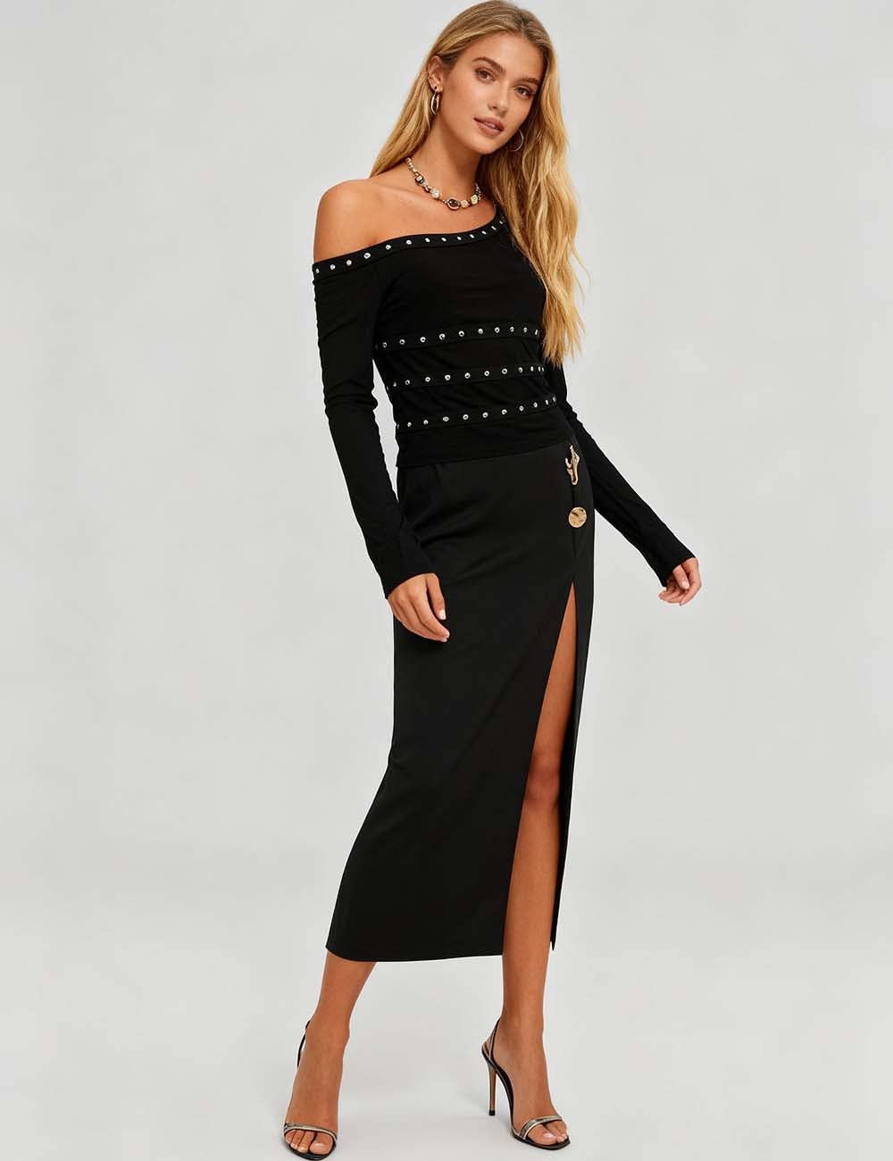 Statement Maker Studded Top