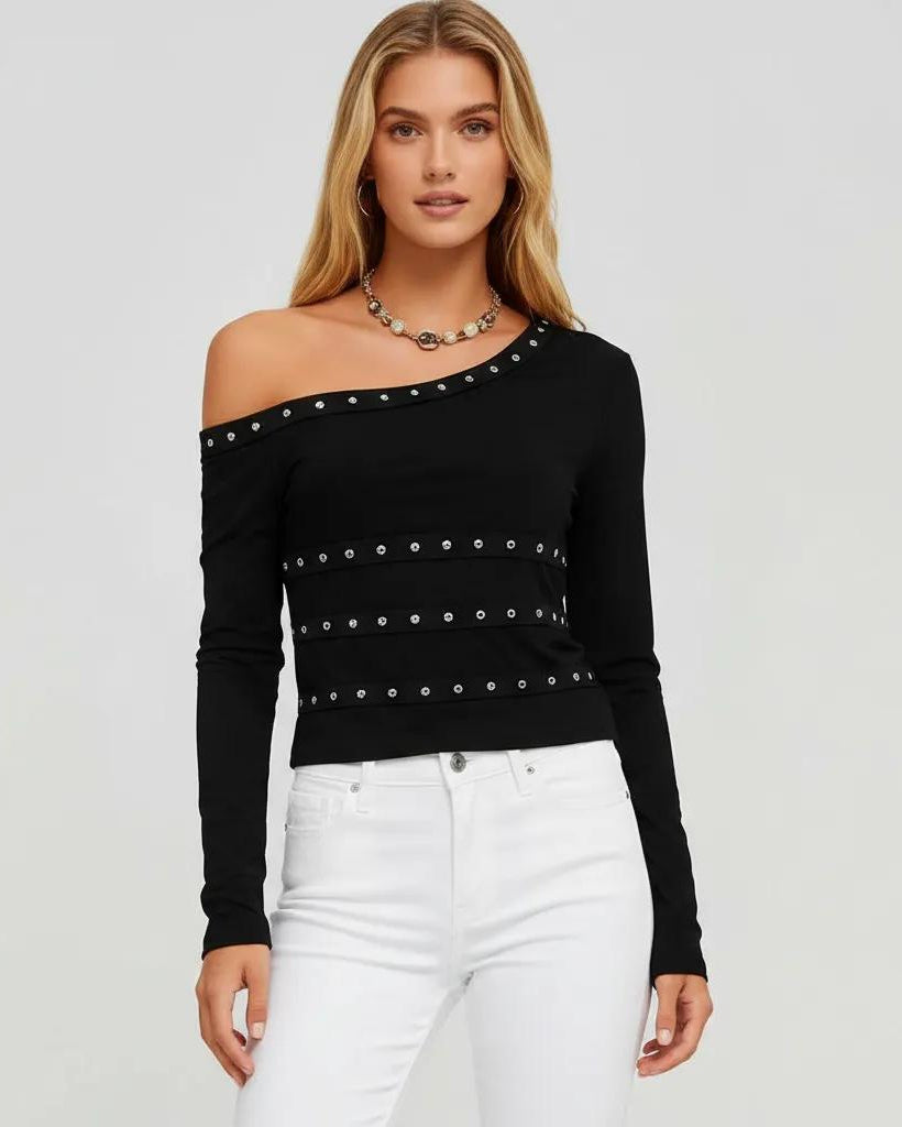 Statement Maker Studded Top