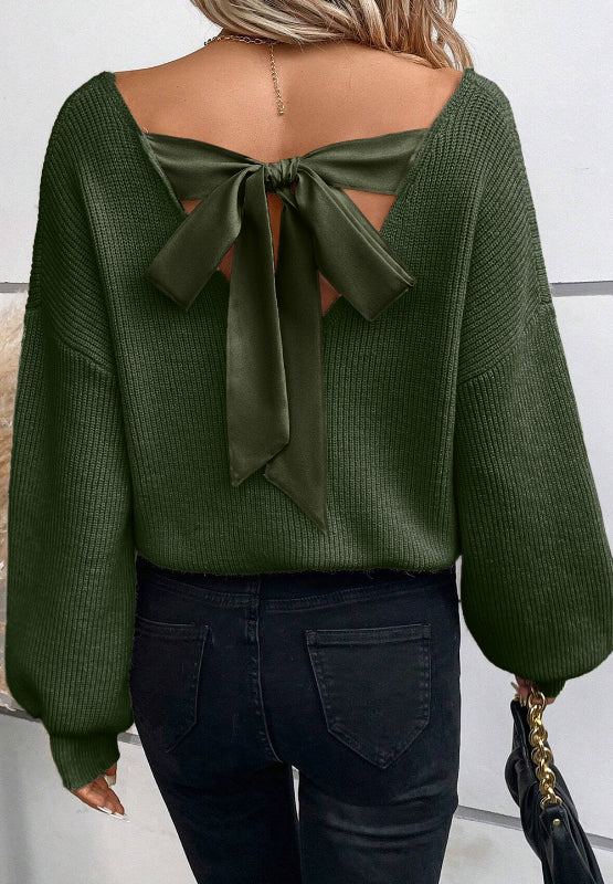 CB Tied Back Sweater