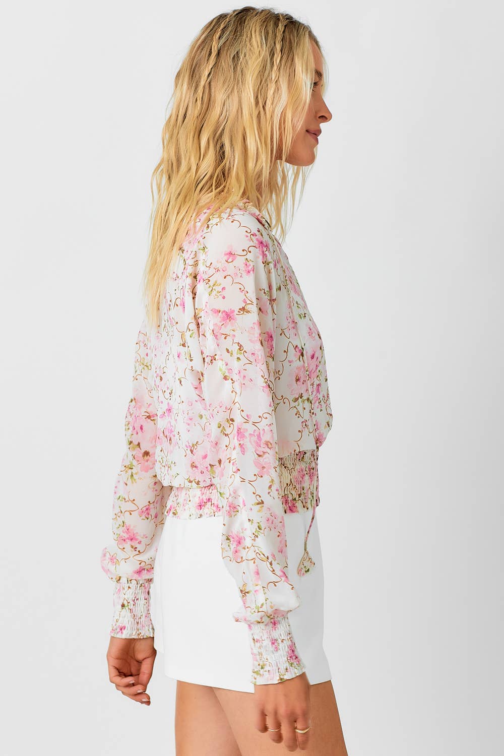 Ivory Blossom Blouse