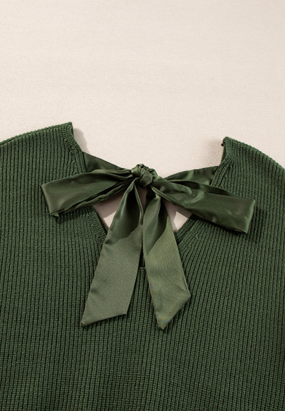 CB Tied Back Sweater