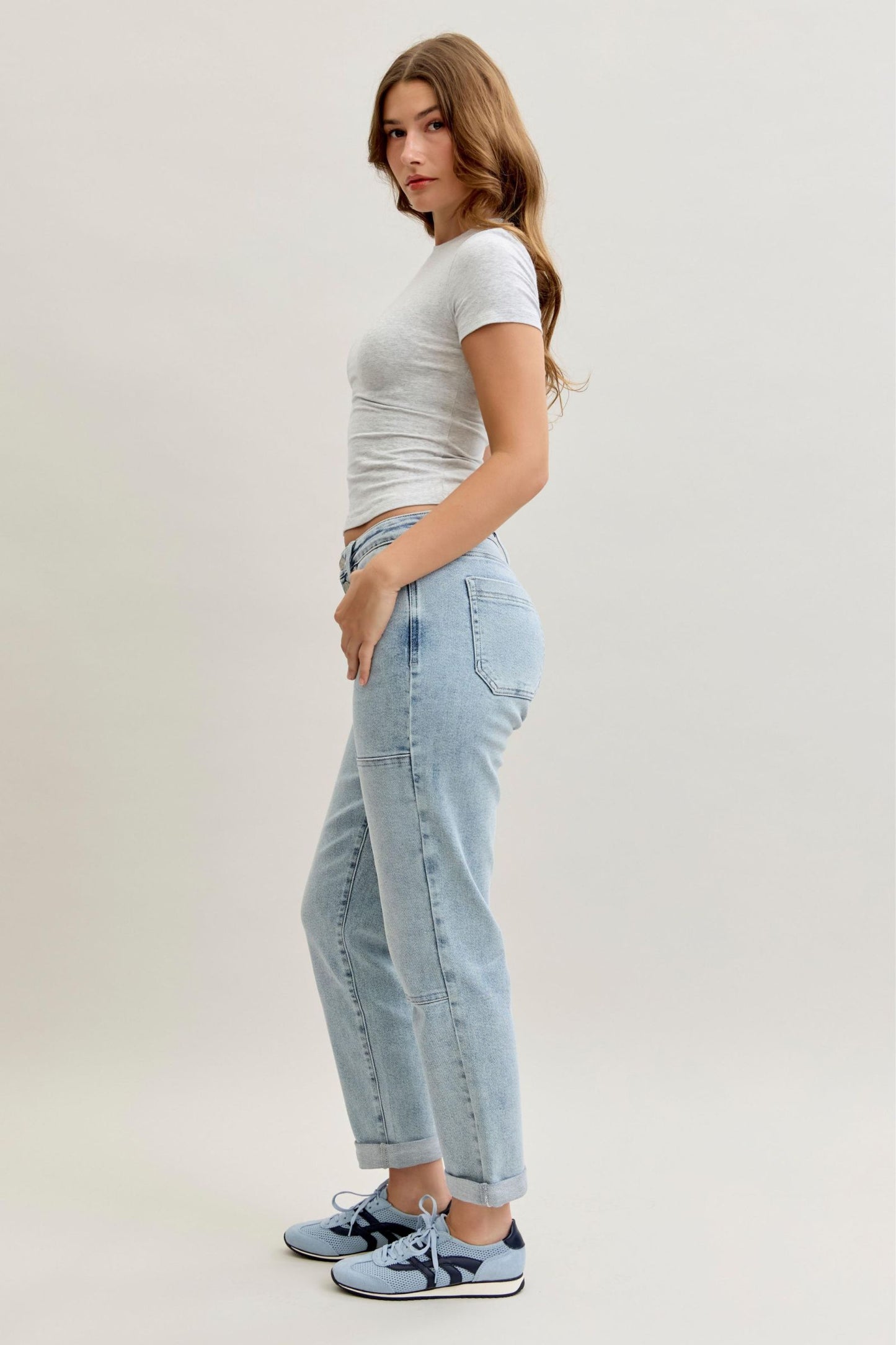 Pre-Order Judy Blue Cuffed Jeans