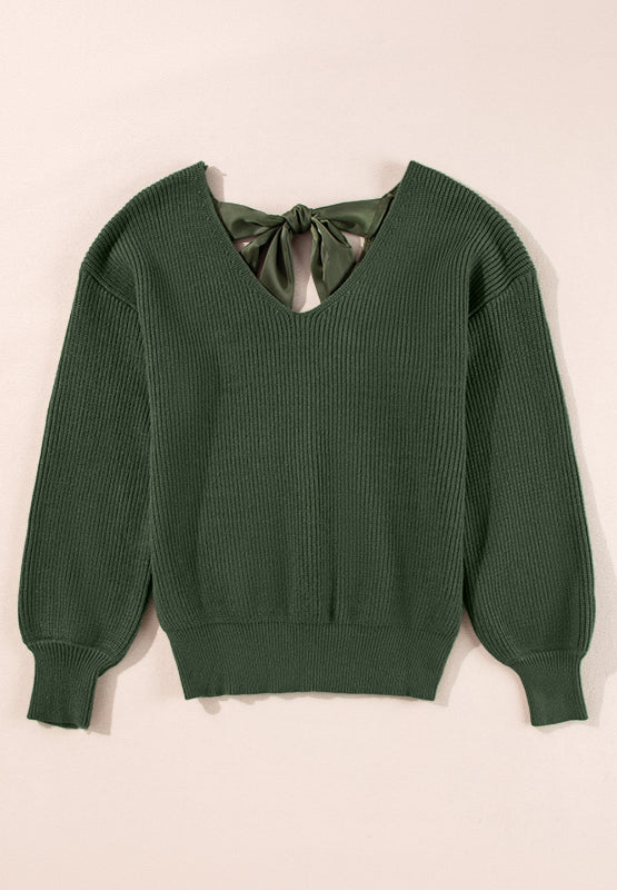 CB Tied Back Sweater