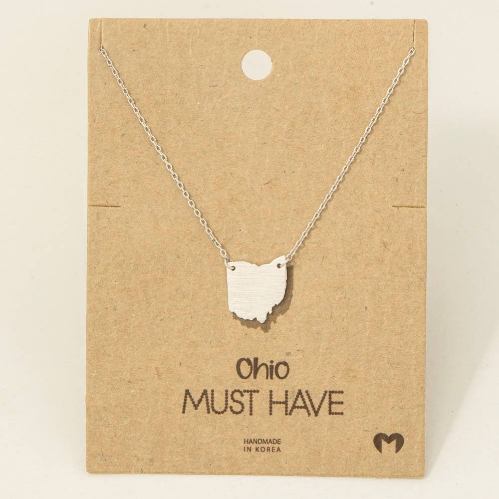 Ohio State Pendant Necklace