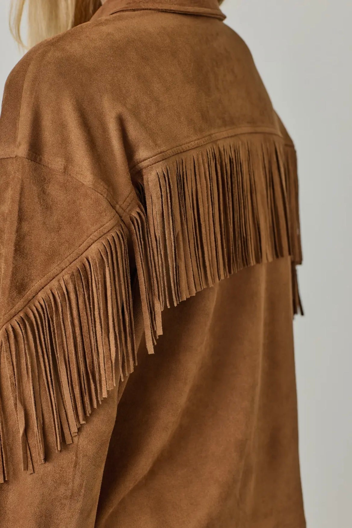 The Edgewood Suede Fringe Jacket