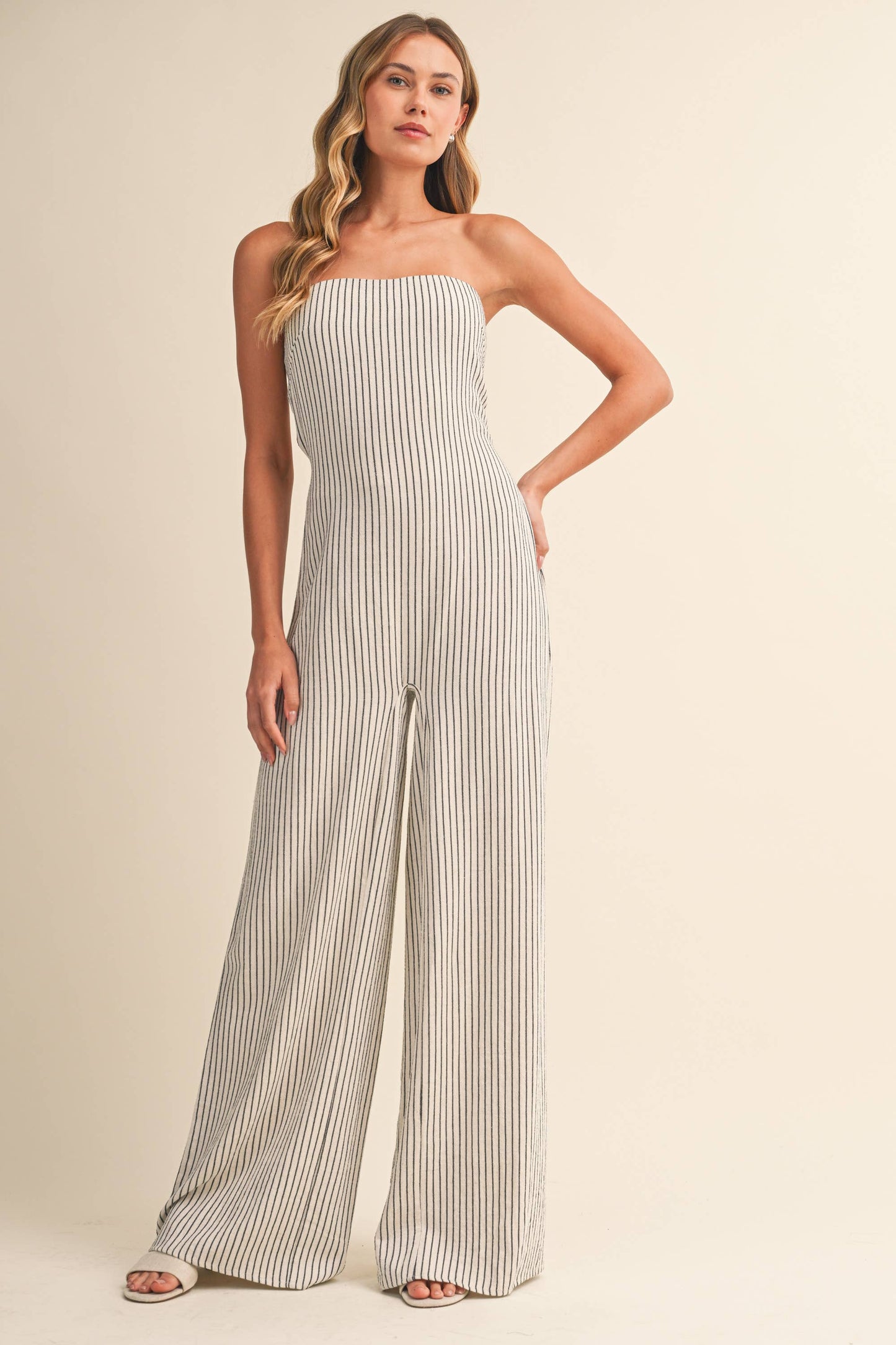 The Amalfi Stripe Jumpsuit