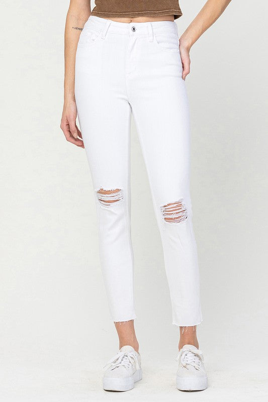 Vervet High Rise Crop Skinny Jeans