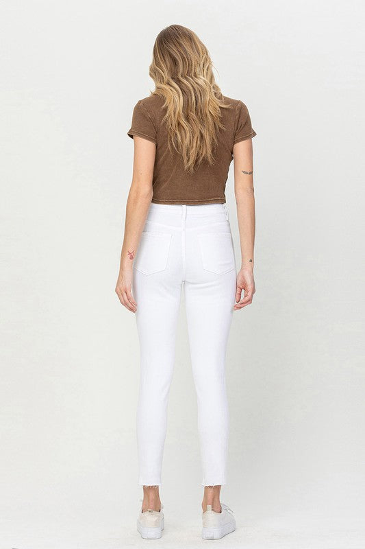 Vervet High Rise Crop Skinny Jeans