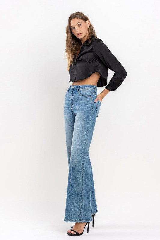 High Rise Wide Leg Jeans by Vervet