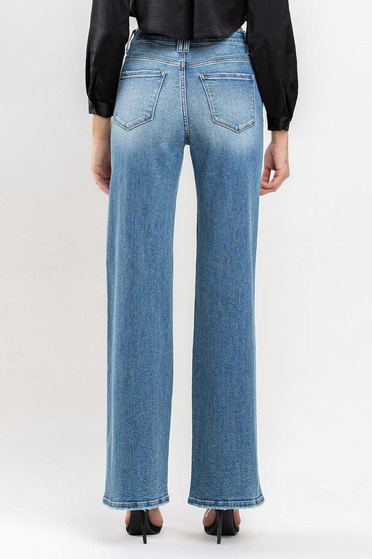 High Rise Wide Leg Jeans by Vervet