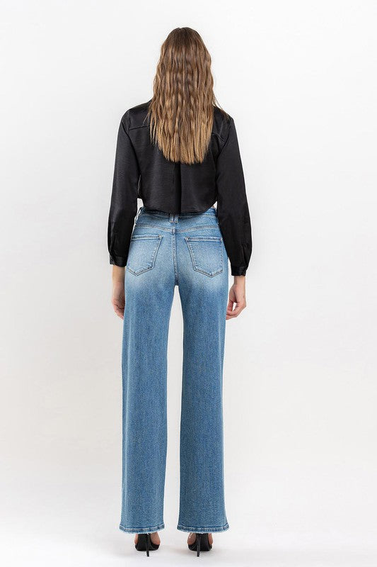 High Rise Wide Leg Jeans by Vervet