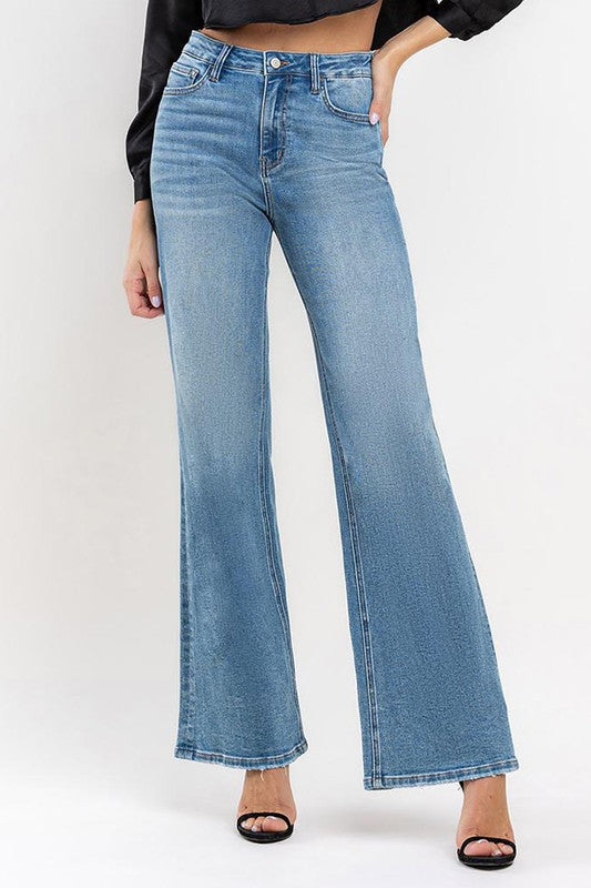 High Rise Wide Leg Jeans by Vervet