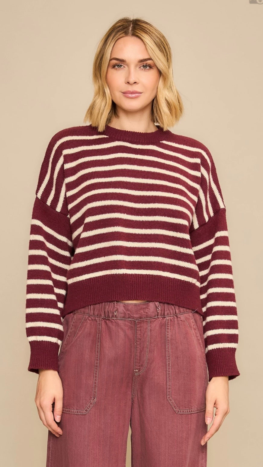 Taylor Striped knit