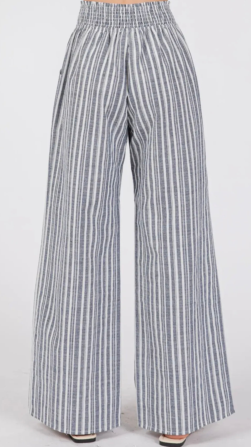 Coastal Stripe Wide Leg Pants