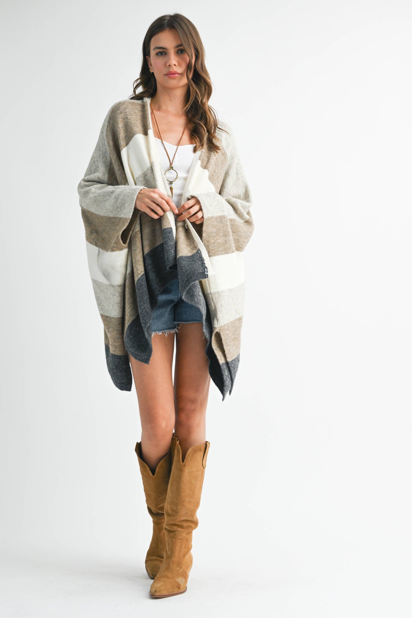 Zuri Poncho Cardigan