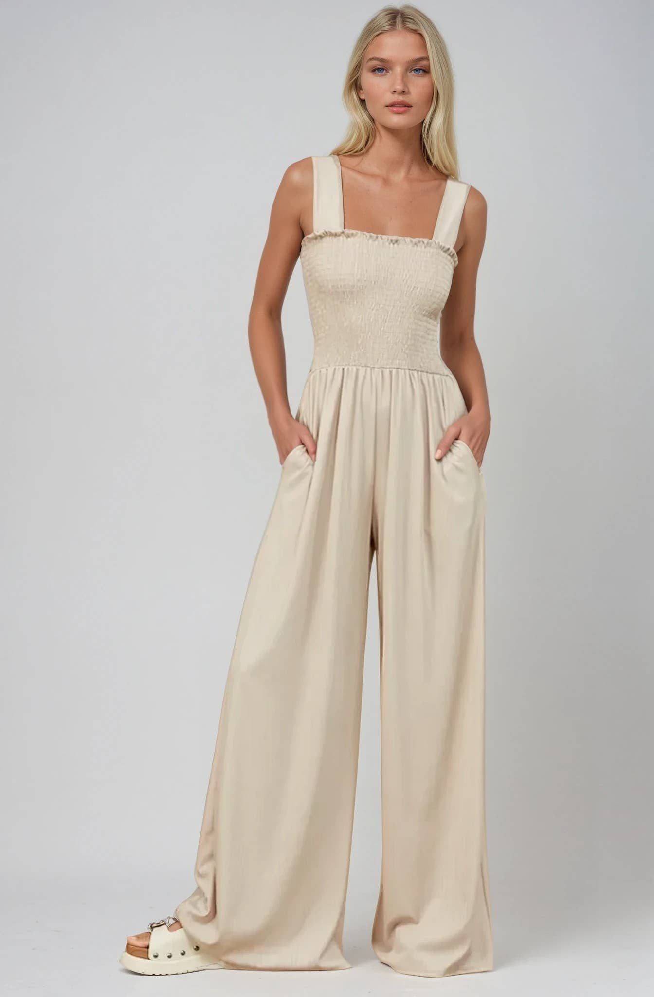 Santorini Sands Wide Leg Jumpsuit