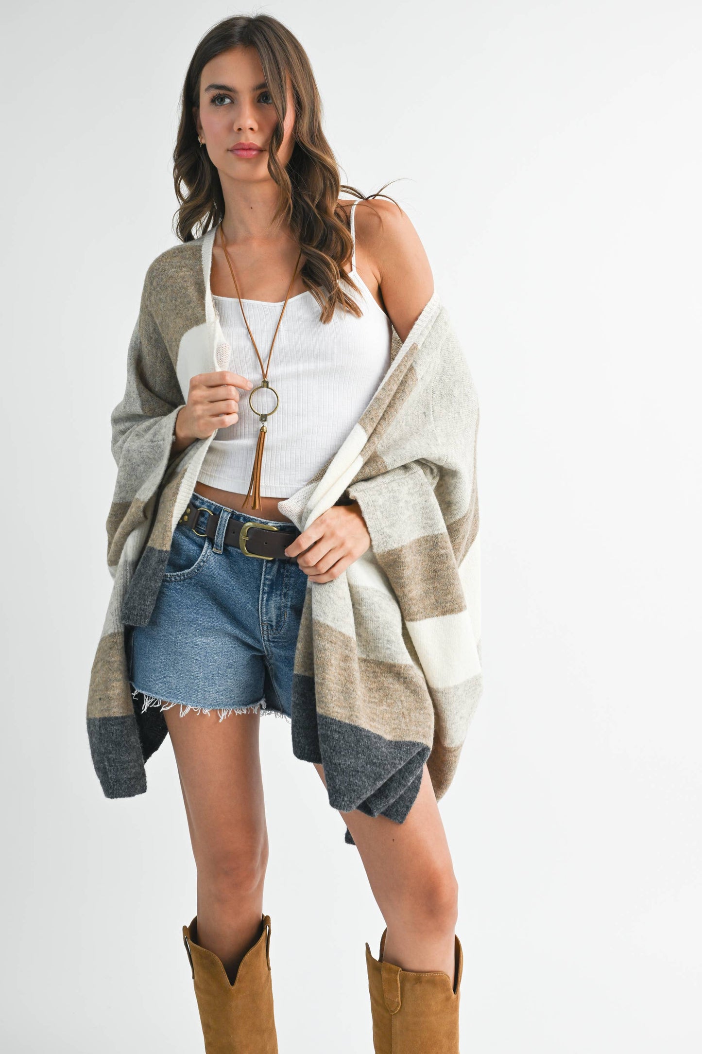 Zuri Poncho Cardigan
