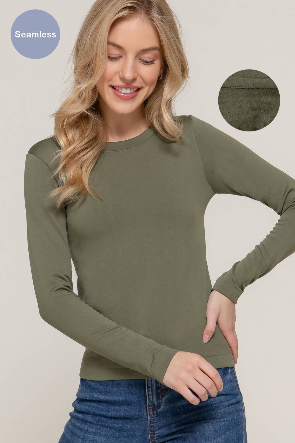 "Inner Fur" Seamless Top