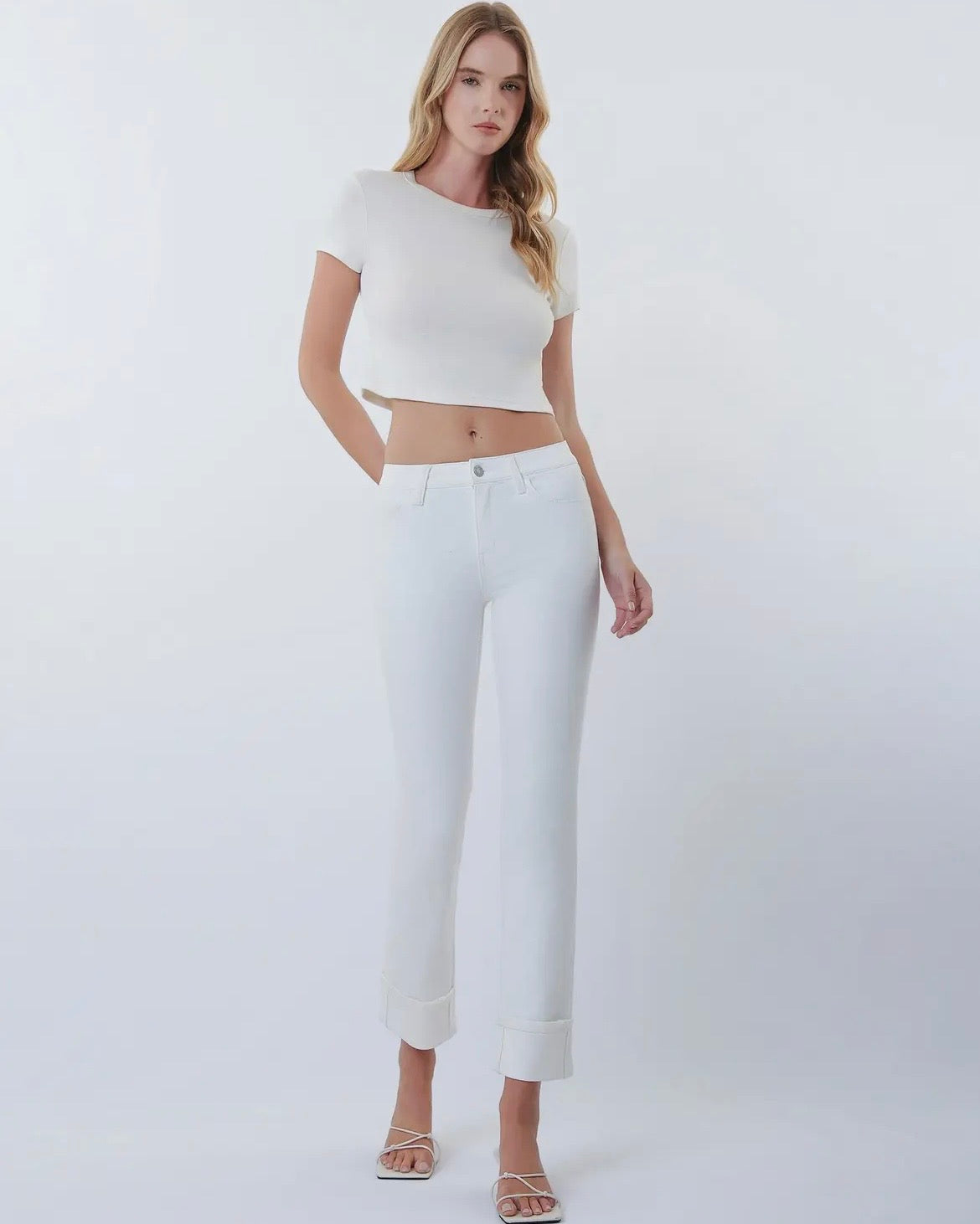 Vervet Cuffed Crop Jeans