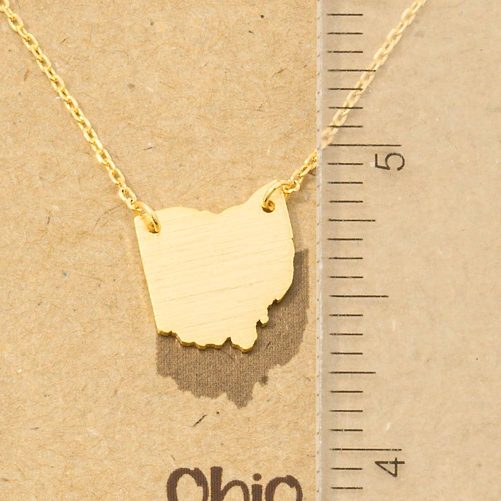 Ohio State Pendant Necklace
