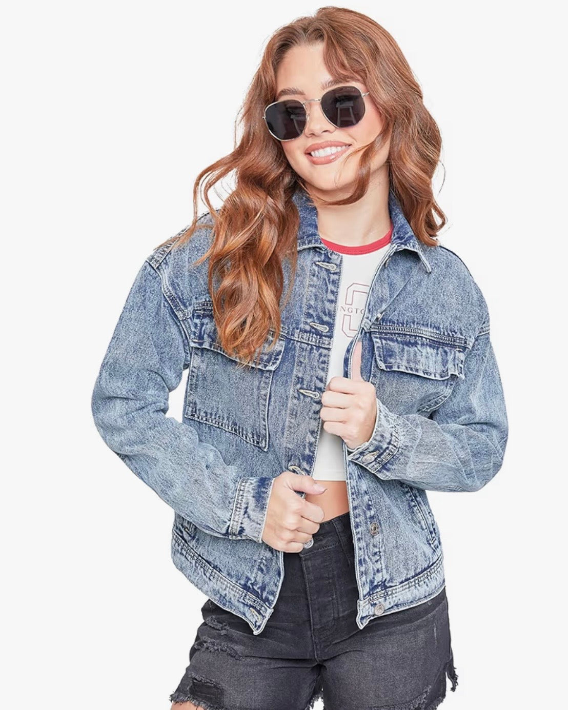 YMI Utility Denim Jacket