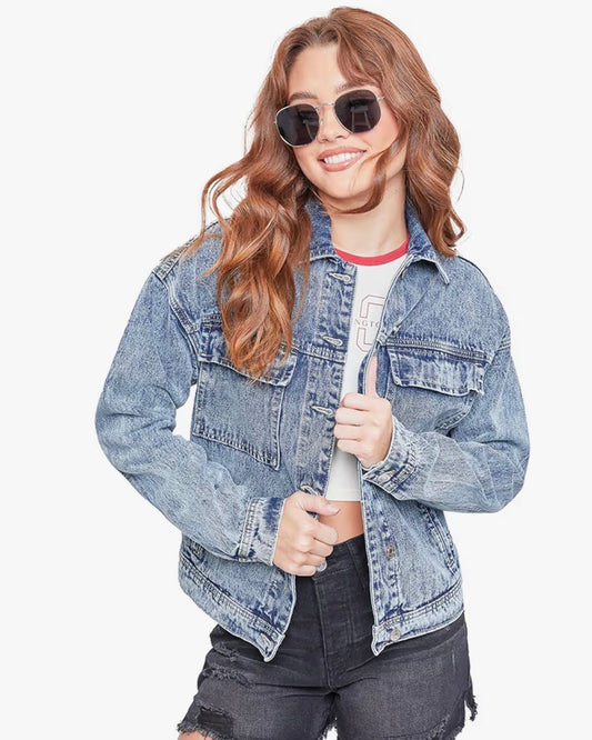YMI Utility Denim Jacket
