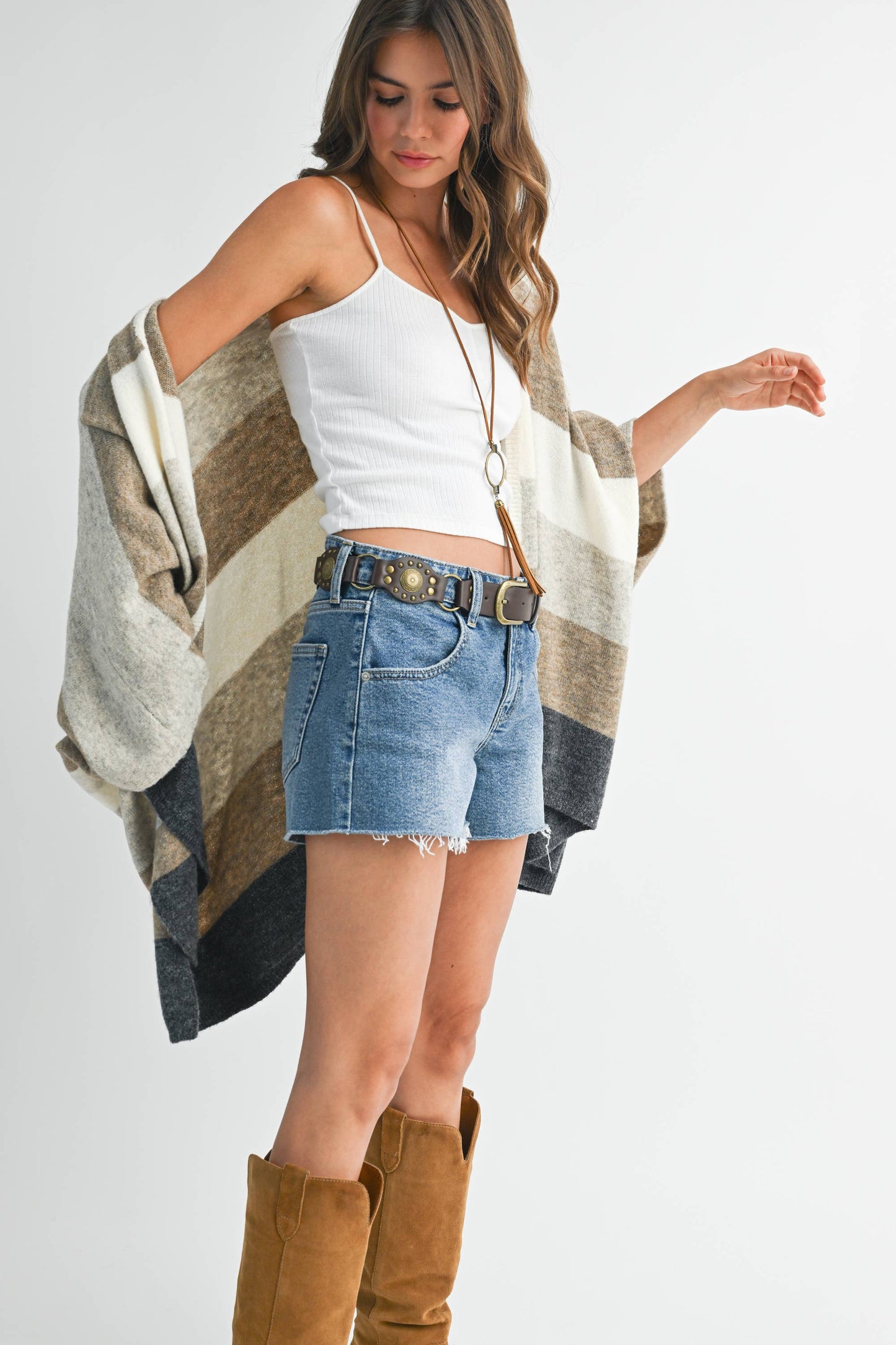 Zuri Poncho Cardigan