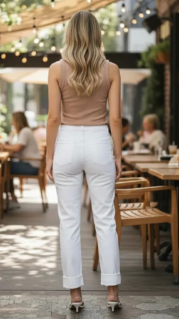 Vervet Cuffed Crop Jeans