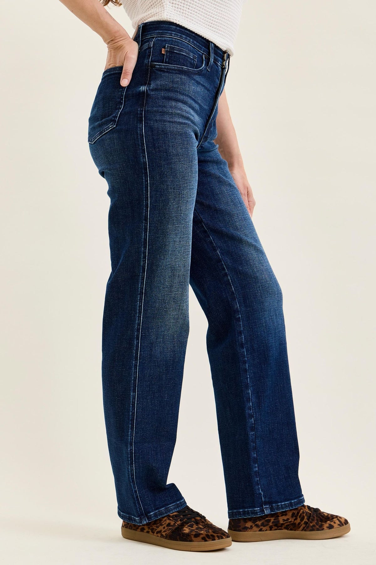 JUDY BLUE Kimberly HW Classic Dark Denim