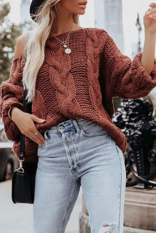 Off The Shoulder Sweater