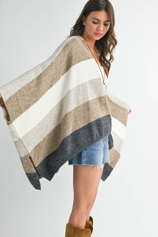 Zuri Poncho Cardigan