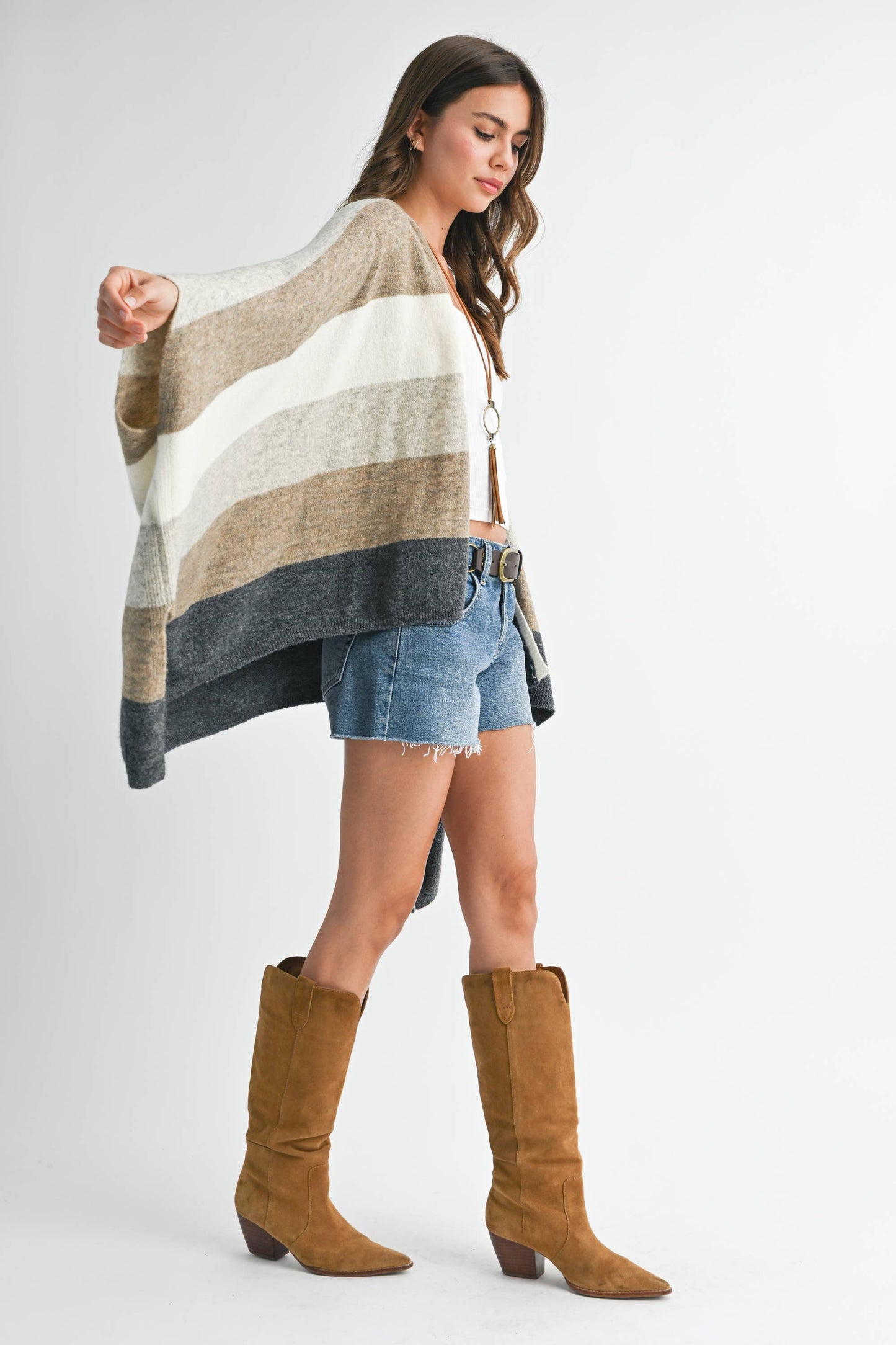 Zuri Poncho Cardigan
