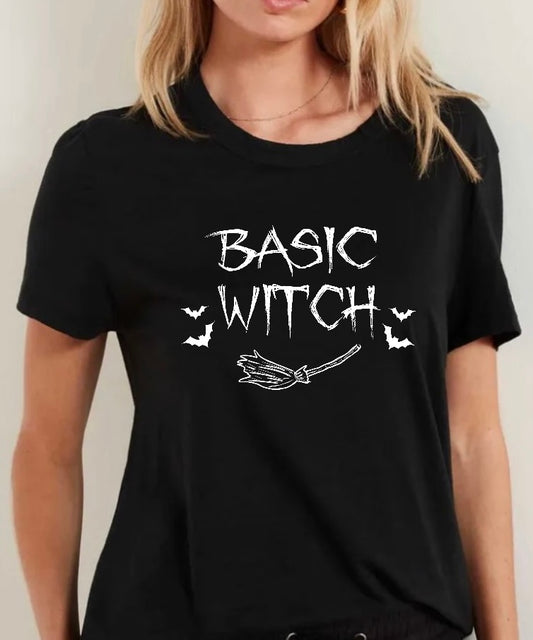 Halloween Basic Witch T-Shirt