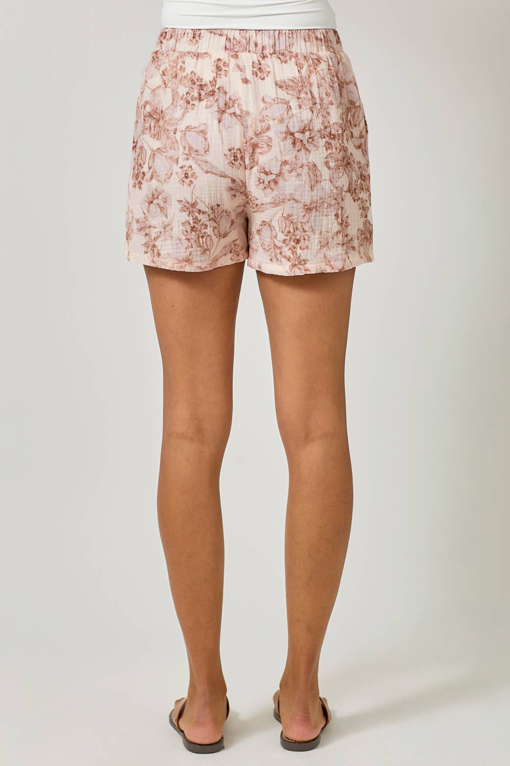 Cappuccino Double Gauze Shorts