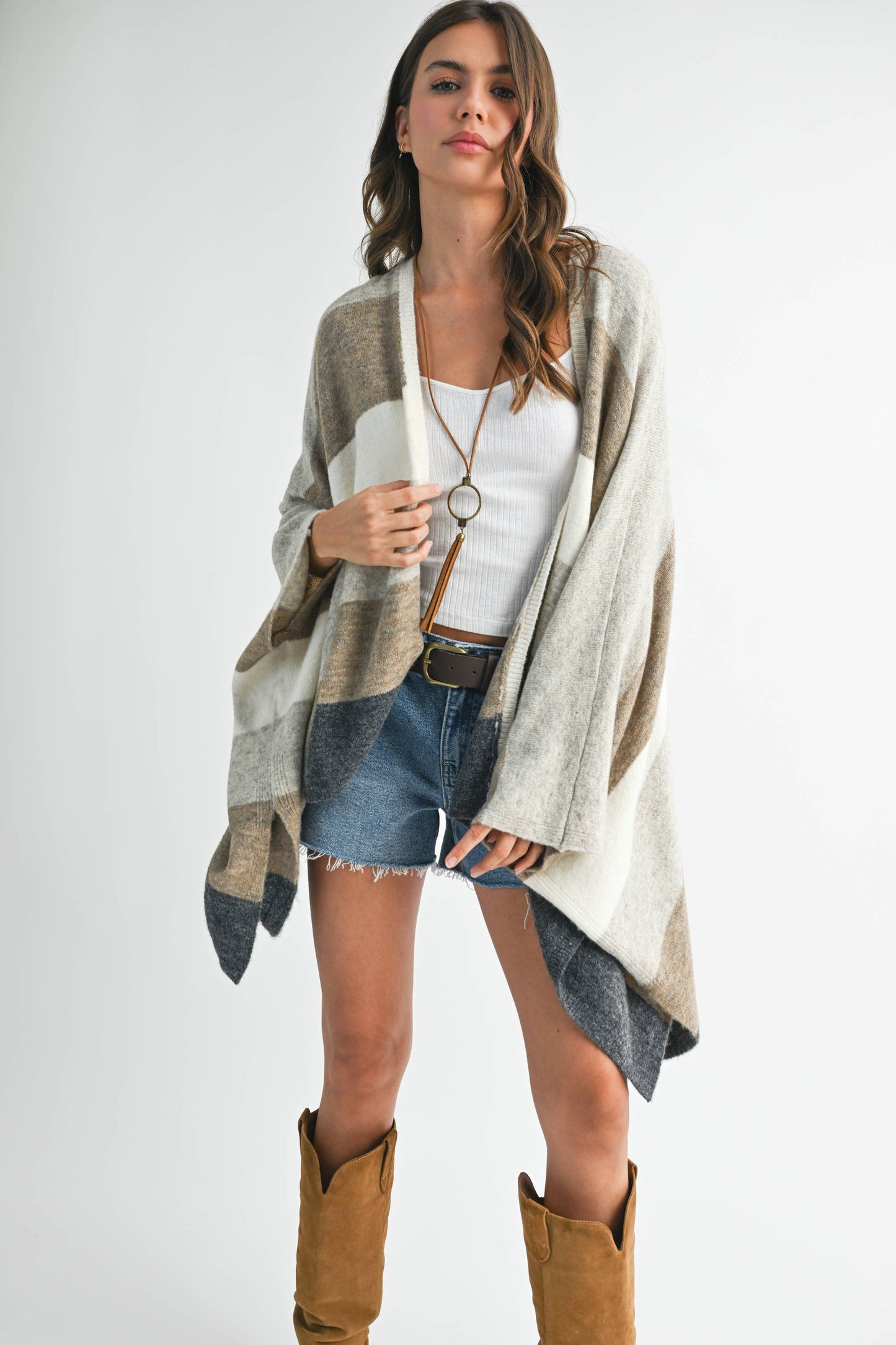 Zuri Poncho Cardigan