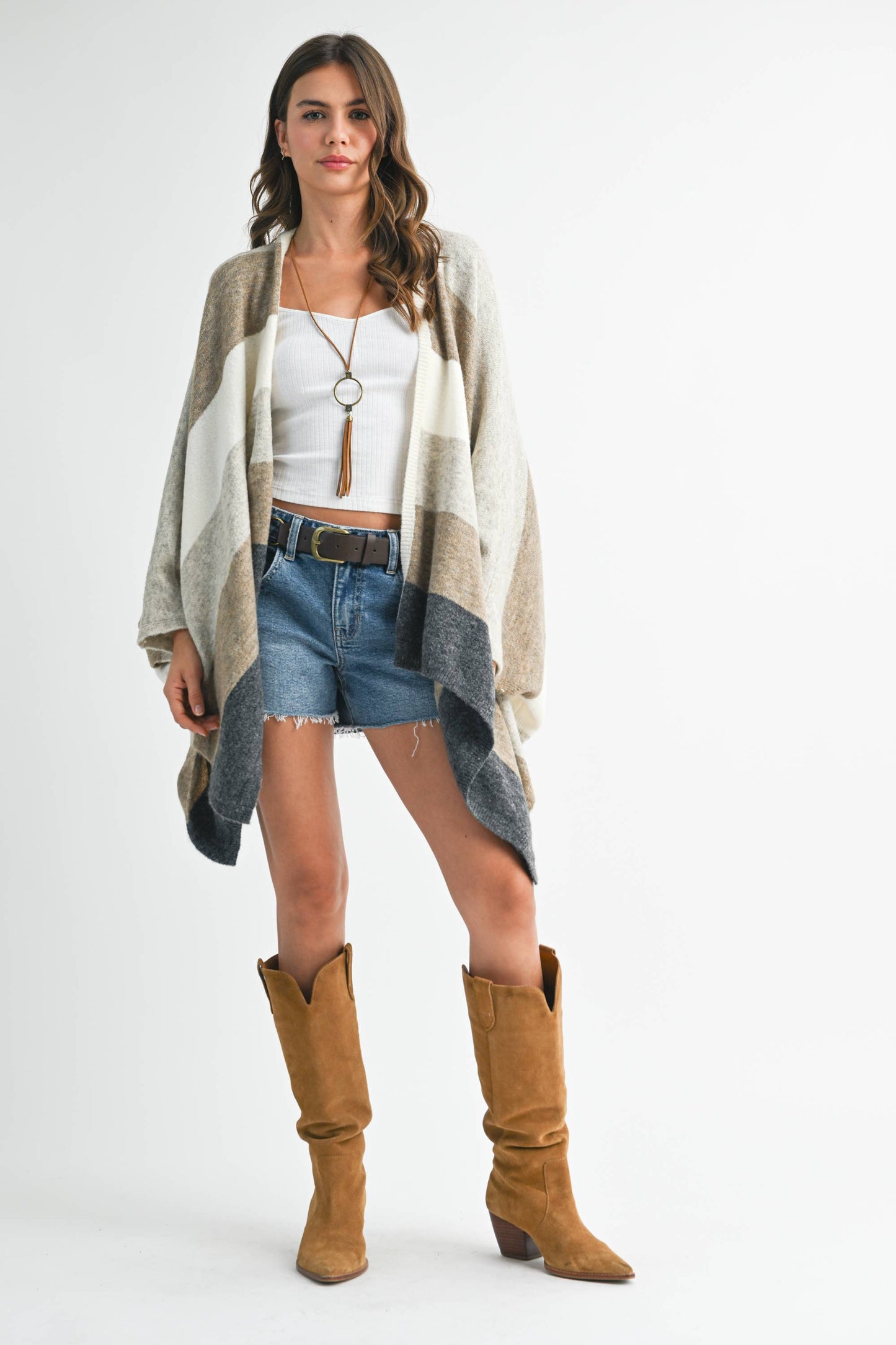 Zuri Poncho Cardigan