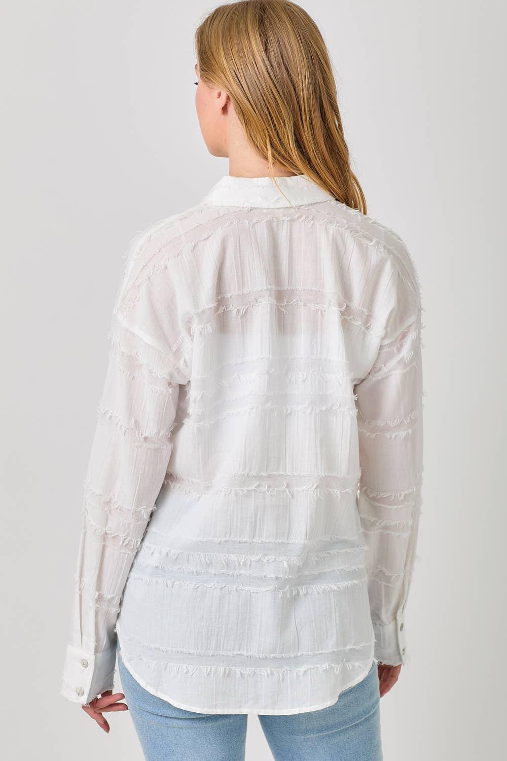 Beach House Fringe Blouse