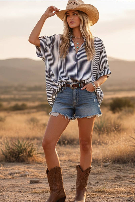 The Canyon Striped Button Down