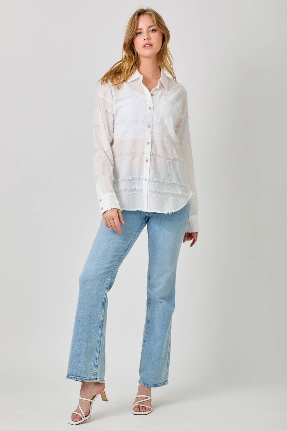 Beach House Fringe Blouse