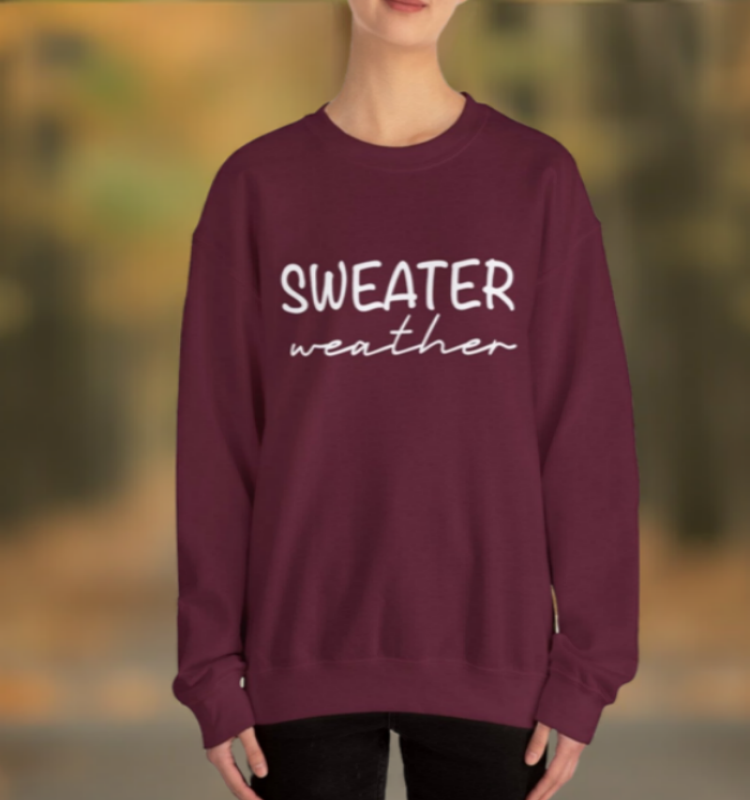 Sweater Weather Unisex Heavy Blend™ Crewneck Sweatshirt